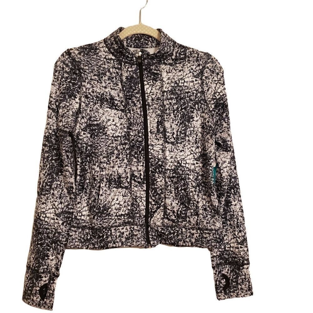 Danskin now performance semi fitted jacket big girls Size XL NWT